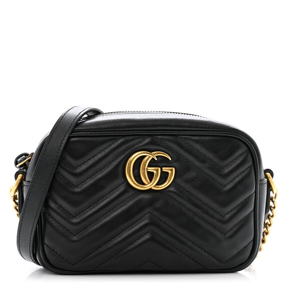 Gucci Calfskin Matelasse Mini Gg #181066G89B - Picture 1 of 10
